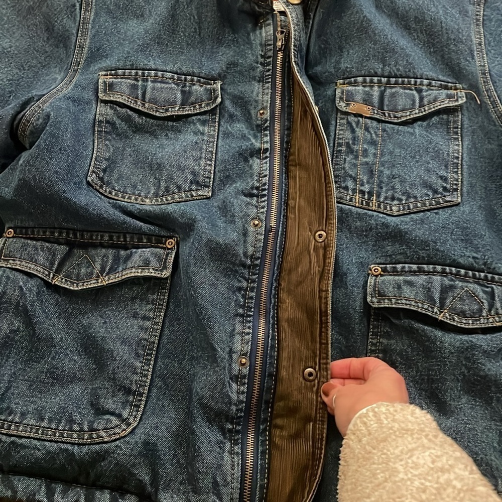 Vintage Wrangler Denim Sherpa Jacket - Picture 13 of 16